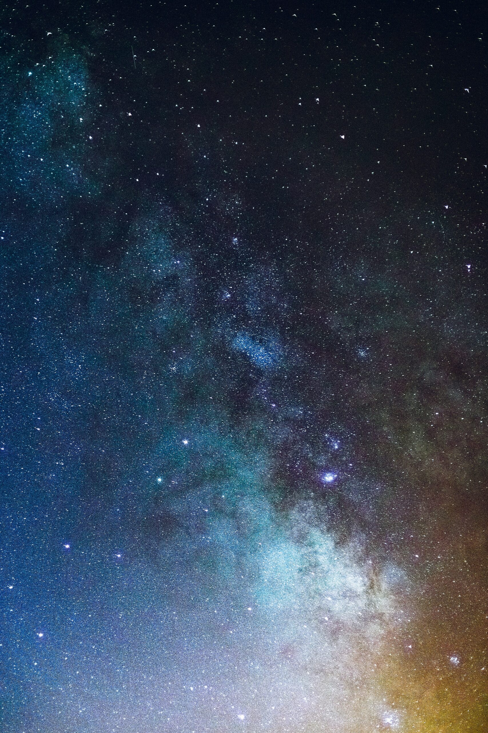 milky way during night time