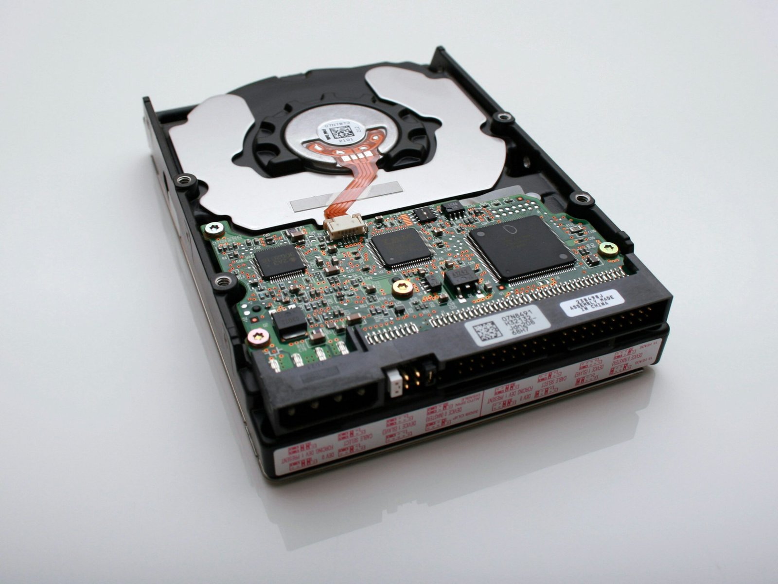 black and gray internal HDD